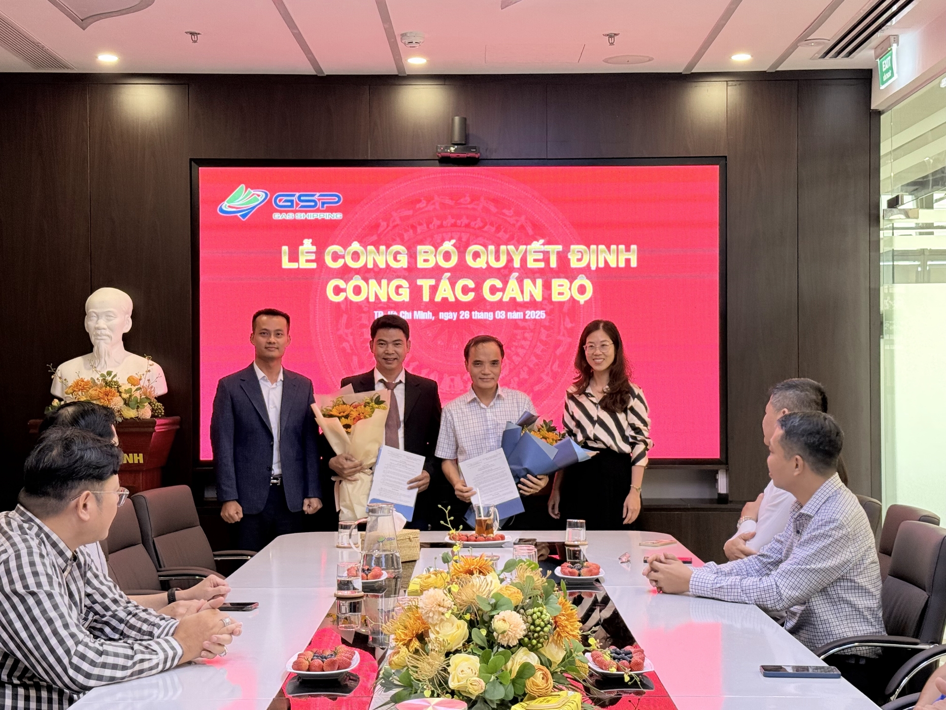 Công ty Gas Shipping tổ chức Lễ Công bố Quyết định Công tác Cán bộ